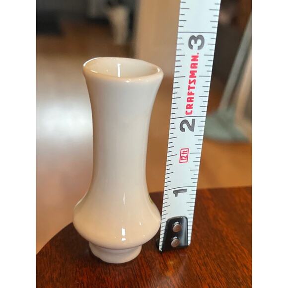 Vintage MCM Mid Century Mini Miniature Purple Lily Bud Vases Porcelain 2.5” See - Picture 2 of 3